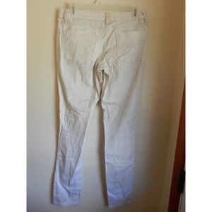Wossiuo Premium Denim Skinny Silver/White Jeans womens size 6 Jeans ( 31X30)